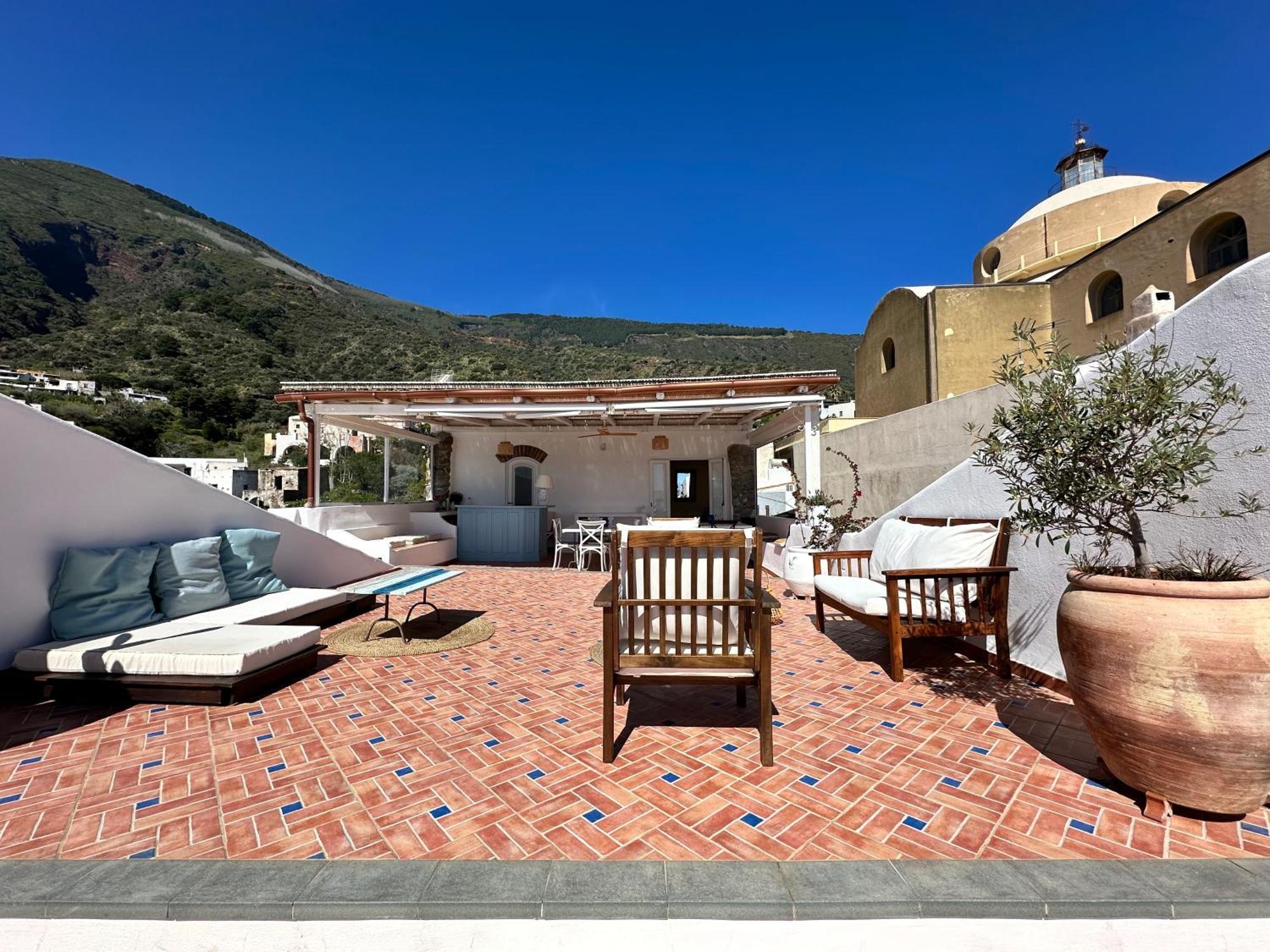 Bed and Breakfast Antica Dimora Санта-Марина-Салина Экстерьер фото